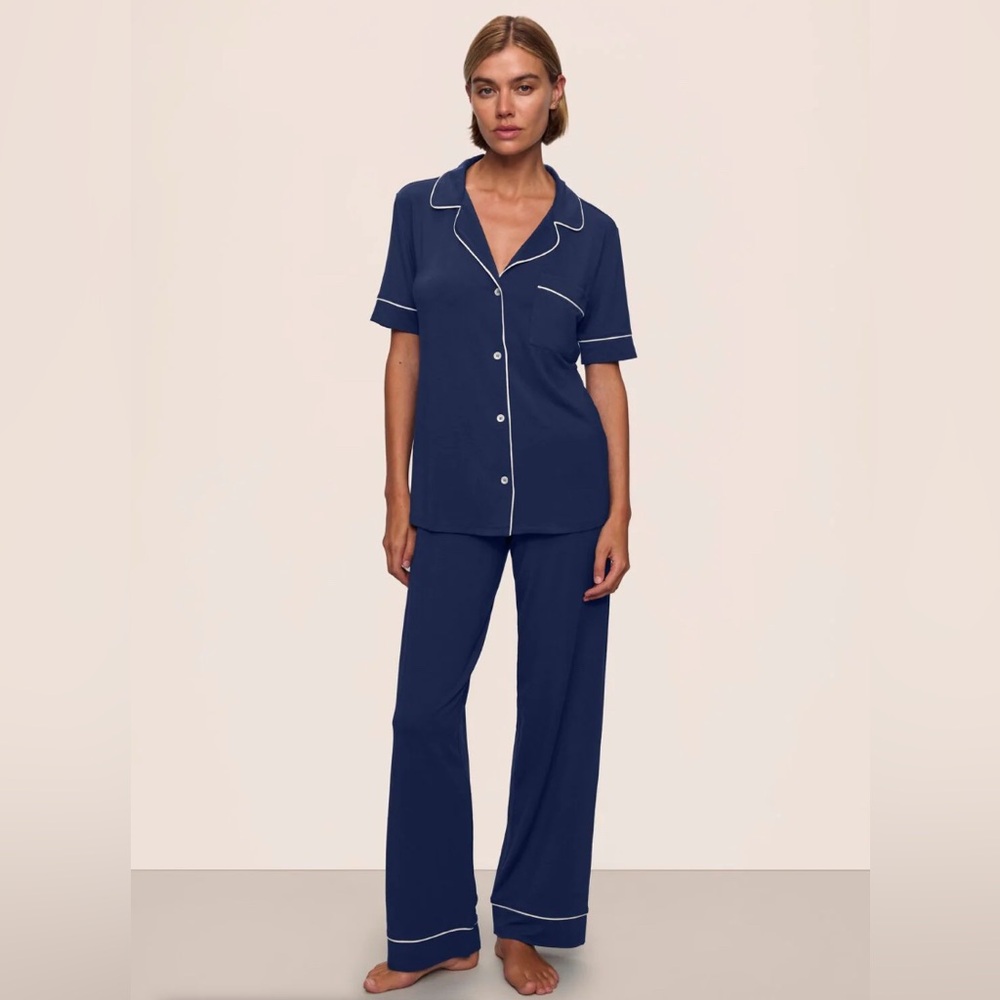 NWT Eberjey Women's Navy Blue Pajama Set (M)